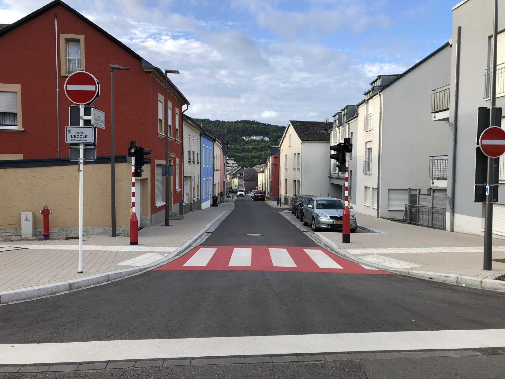 Bild zeigt Rue Ste Catherine in L-Grevenmacher