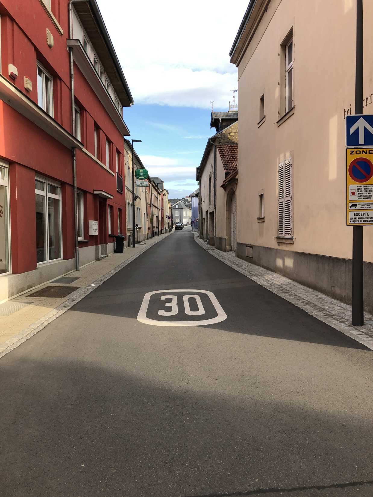 Bild zeigt Rue Ste Catherine in L-Grevenmacher
