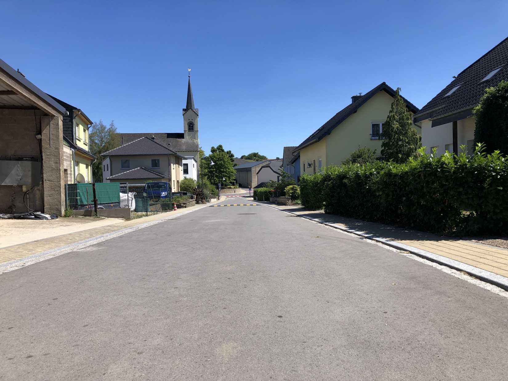 Bild zeigt Réaménagement Duerfstrooss in L-Lellig