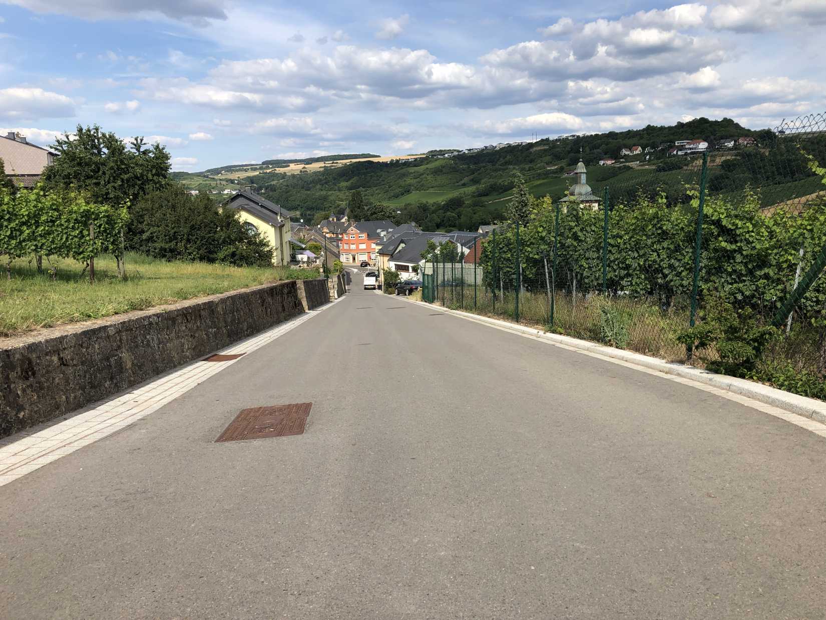 Bild zeigt Rue du Cimetière et A Pietert in L-Wormeldange