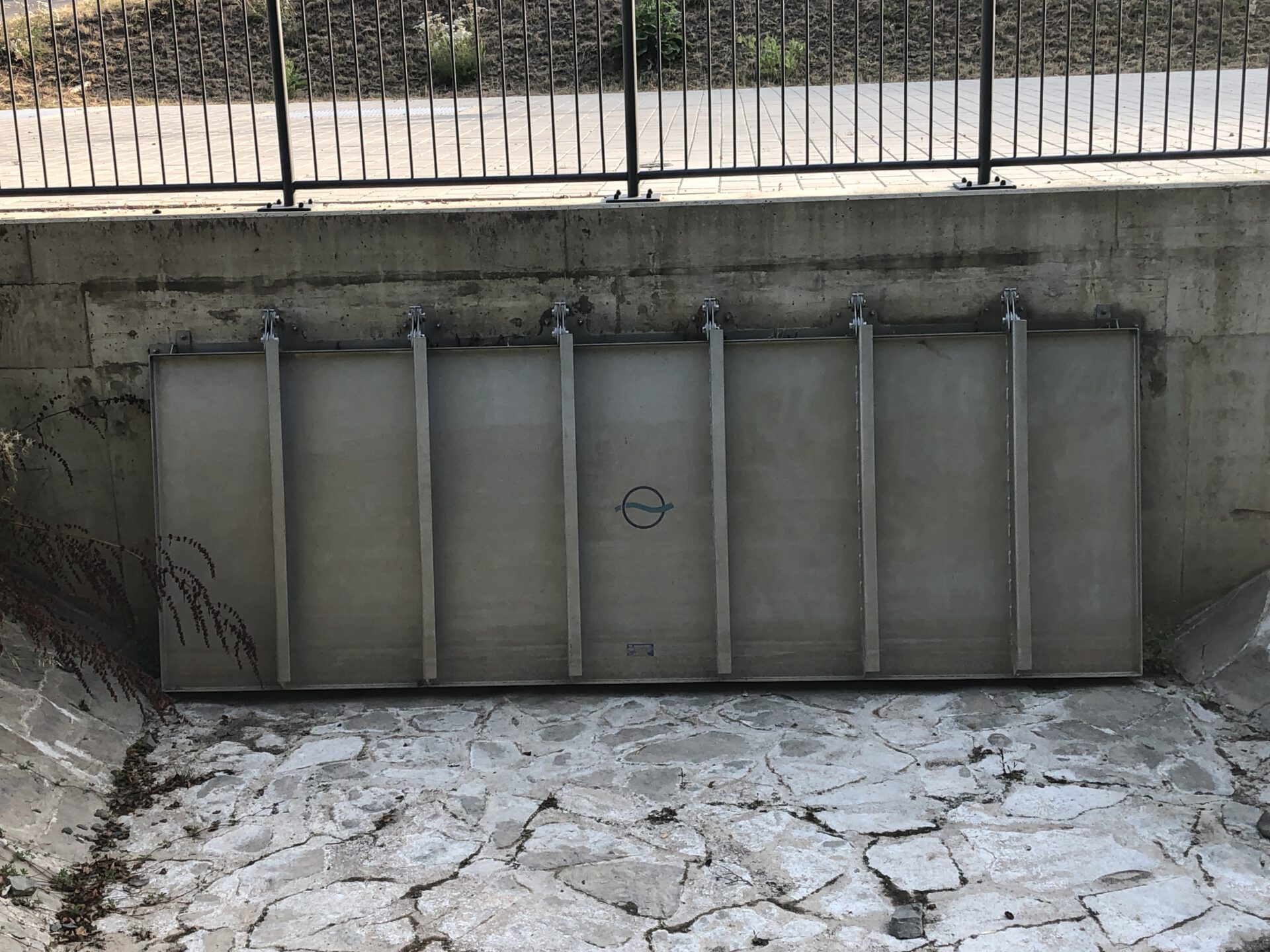 Bild zeigt Construction d‘un bassin d’orage in L-Vianden