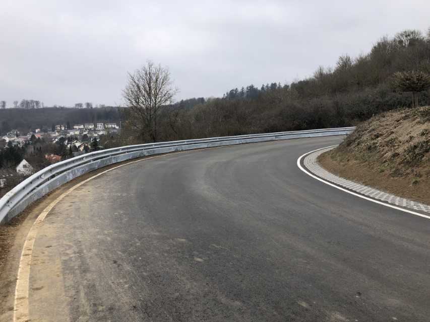 Bild zeigt Stabilisation talus du CR132 in L-Rameldange