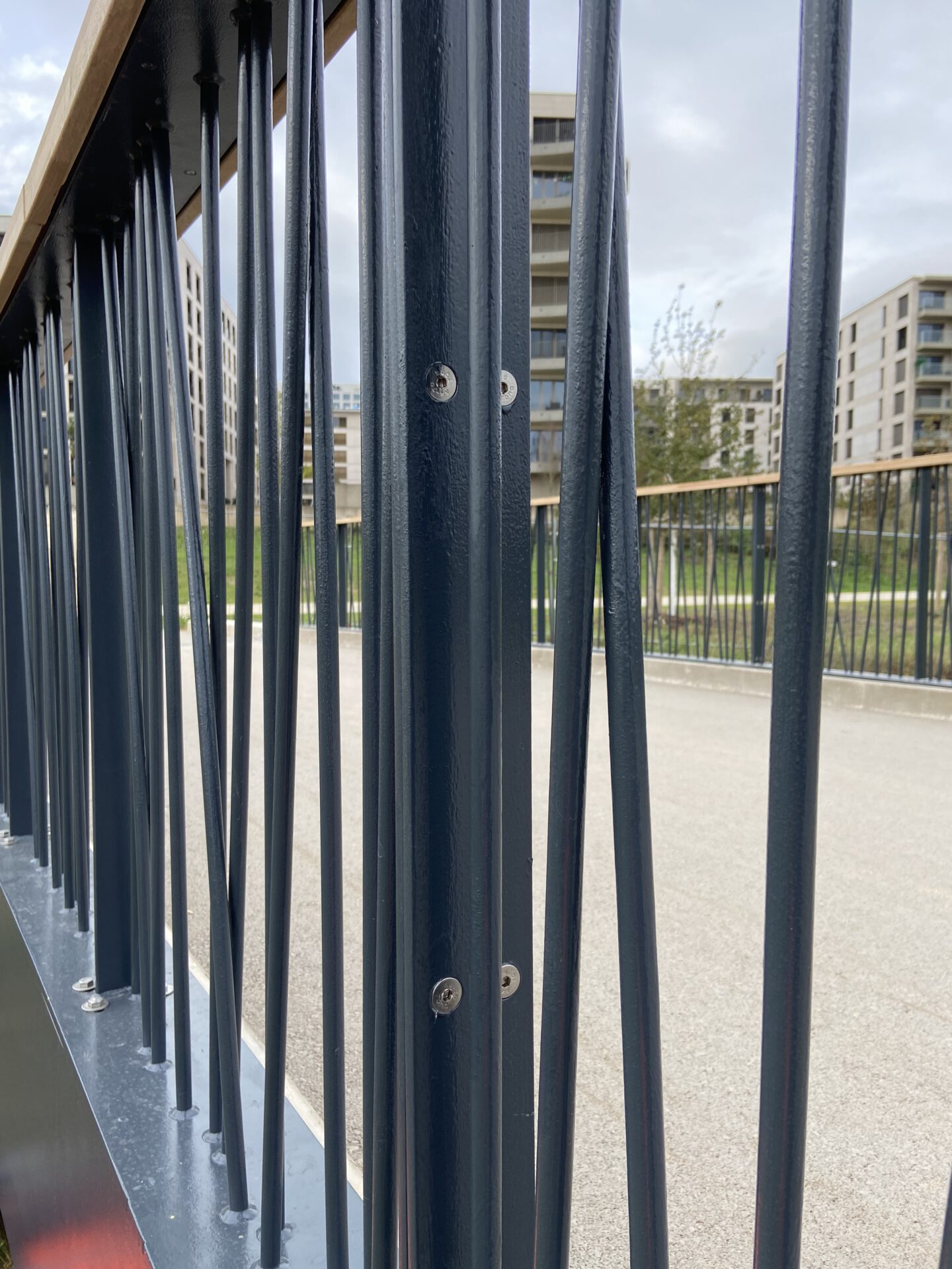 Bild zeigt Passerelle sur Drosbach in L-Gasperich Parc